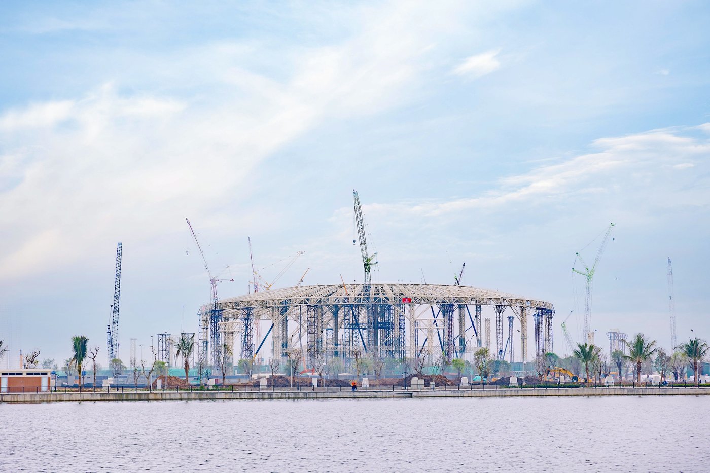 tiến độ vin cổ loa tháng 3 2025 nhà tròn 3.jpg